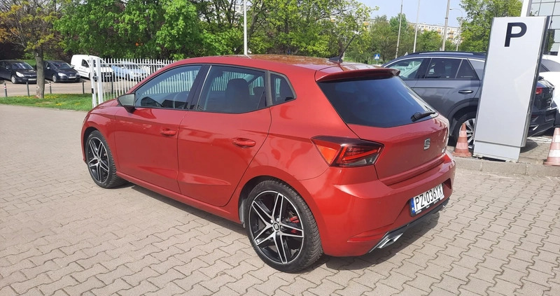 Seat Ibiza cena 58900 przebieg: 73153, rok produkcji 2018 z Kunów małe 211